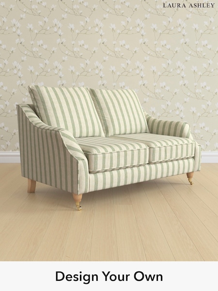 Kinsham Stripe/Hedgerow Green Beverley By Laura Ashley (H40523) | £1,225