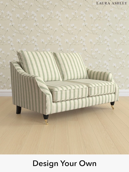 Kinsham Stripe/Hedgerow Green Beverley By Laura Ashley (H40523) | £1,225