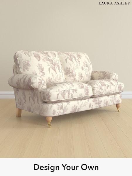 Gosford Weave/Dusky Plum Purple Beaumaris By Laura Ashley (H40526) | £1,225