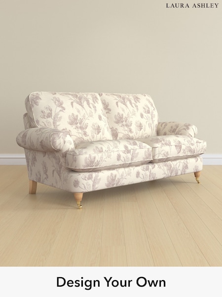 Gosford Weave/Dusky Plum Purple Beaumaris By Laura Ashley (H40526) | £1,325