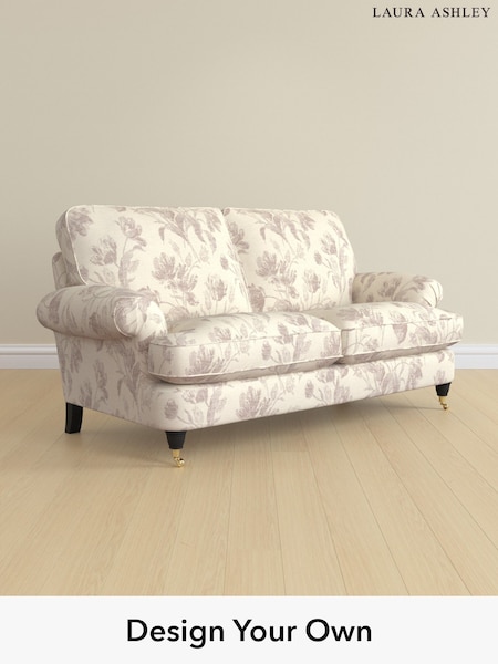 Gosford Weave/Dusky Plum Purple Beaumaris By Laura Ashley (H40526) | £1,325