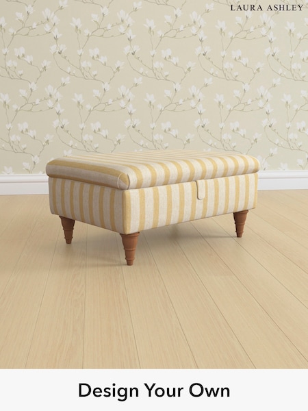 Kinsham Stripe/Ochre Yellow Beaumaris By Laura Ashley (H40529) | £525