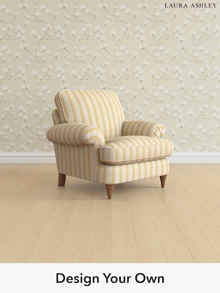Kinsham Stripe/Ochre Yellow Beaumaris By Laura Ashley (H40529) | £900