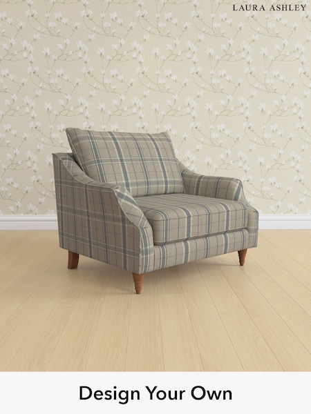 Longstowe Check/French Grey Beverley By Laura Ashley (H40534) | £1,100