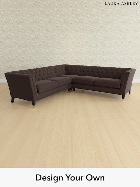 Harley/Chestnut Brown Chatsworth Button Back By Laura Ashley (H40537) | £3,150