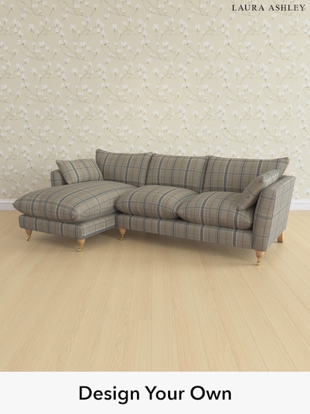 Longstowe Check/French Grey Casterton By Laura Ashley (H40538) | £2,375