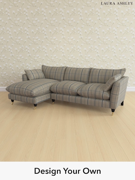 Longstowe Check/French Grey Casterton By Laura Ashley (H40538) | £2,375