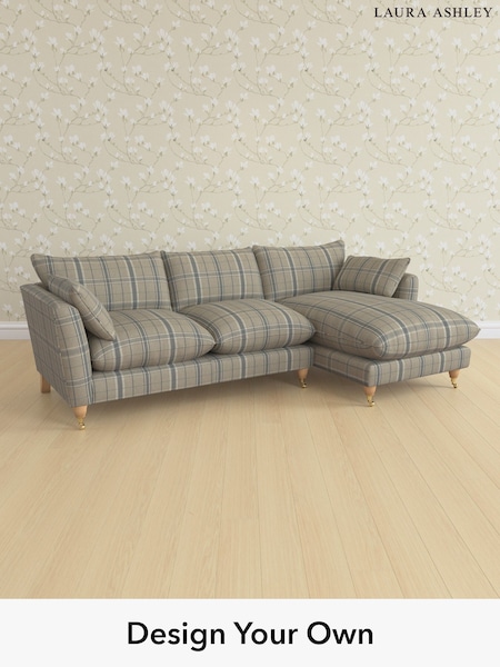 Longstowe Check/French Grey Casterton By Laura Ashley (H40538) | £2,375
