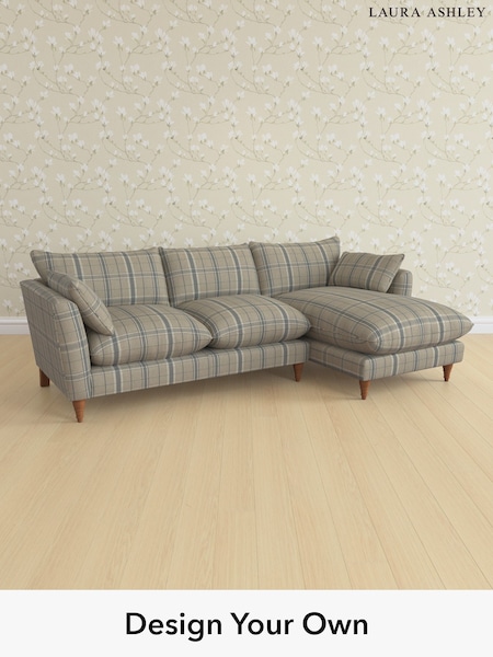 Longstowe Check/French Grey Casterton By Laura Ashley (H40538) | £2,375