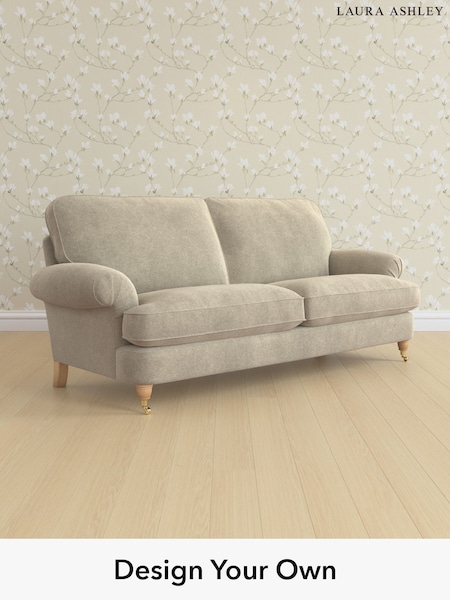 Lundar Chenille/Truffle Natural Beaumaris By Laura Ashley (H40540) | £1,425