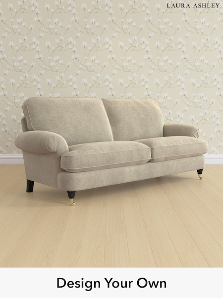 Lundar Chenille/Truffle Natural Beaumaris By Laura Ashley (H40540) | £1,425