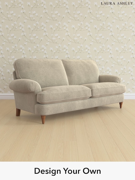 Lundar Chenille/Truffle Natural Beaumaris By Laura Ashley (H40540) | £1,425