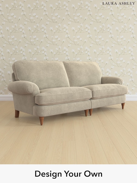 Lundar Chenille/Truffle Natural Beaumaris By Laura Ashley (H40540) | £1,525