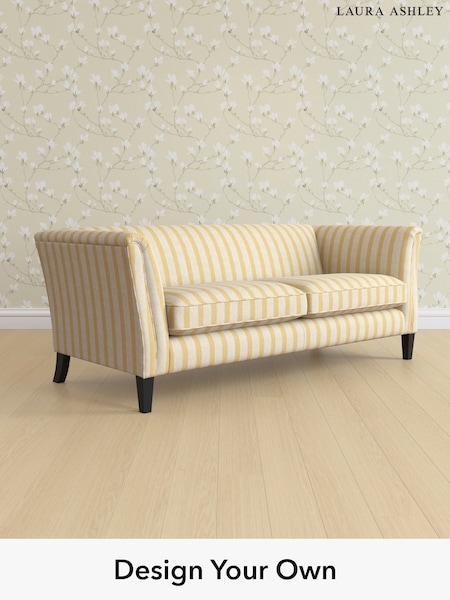 Kinsham Stripe/Ochre Yellow Chatsworth By Laura Ashley (H40553) | £1,375