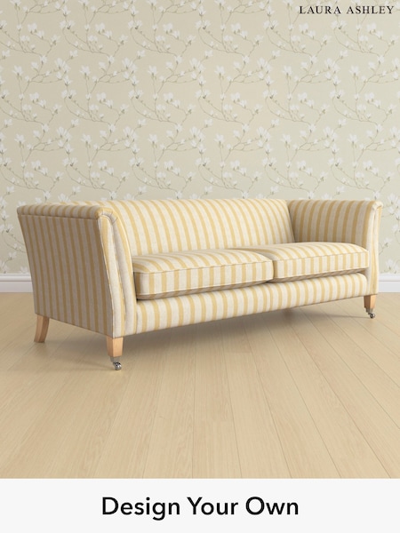Kinsham Stripe/Ochre Yellow Chatsworth By Laura Ashley (H40553) | £1,475