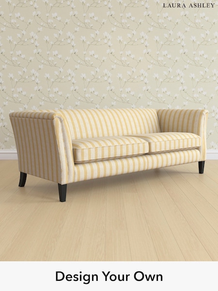 Kinsham Stripe/Ochre Yellow Chatsworth By Laura Ashley (H40553) | £1,475
