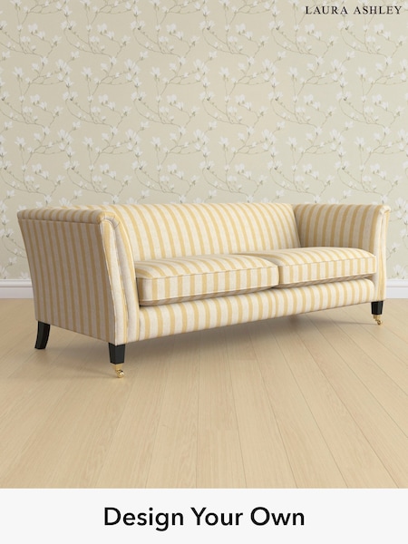 Kinsham Stripe/Ochre Yellow Chatsworth By Laura Ashley (H40553) | £1,475