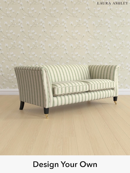 Kinsham Stripe/Hedgerow Green Chatsworth By Laura Ashley (H40555) | £1,275