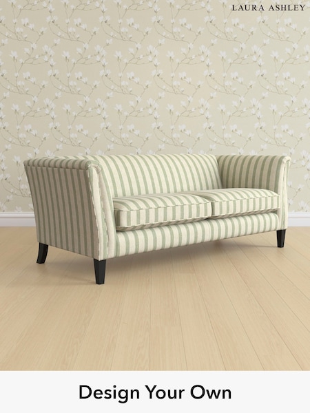 Kinsham Stripe/Hedgerow Green Chatsworth By Laura Ashley (H40555) | £1,375