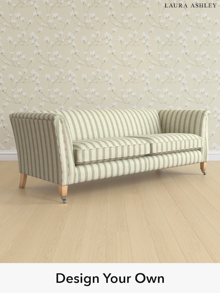 Kinsham Stripe/Hedgerow Green Chatsworth By Laura Ashley (H40555) | £1,475