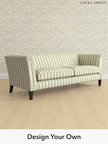 Kinsham Stripe/Hedgerow Green Chatsworth By Laura Ashley (H40555) | £1,475