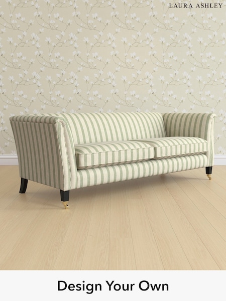 Kinsham Stripe/Hedgerow Green Chatsworth By Laura Ashley (H40555) | £1,475