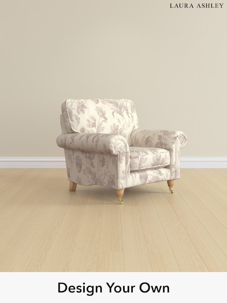 Gosford Weave/Dusky Plum Purple Kingston By Laura Ashley (H40556) | £875