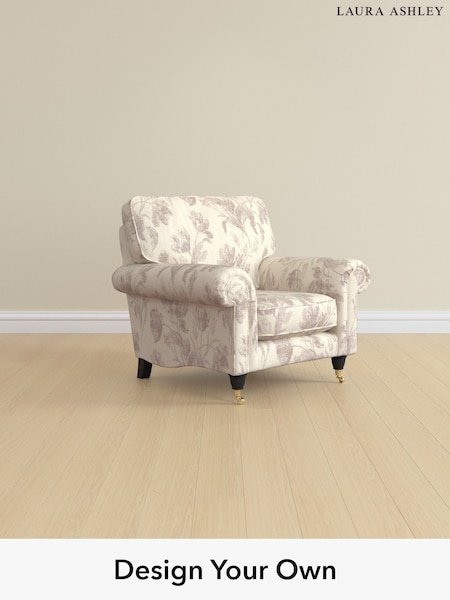 Gosford Weave/Dusky Plum Purple Kingston By Laura Ashley (H40556) | £875