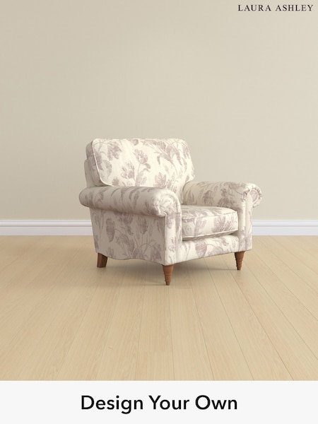 Gosford Weave/Dusky Plum Purple Kingston By Laura Ashley (H40556) | £875
