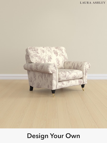 Gosford Weave/Dusky Plum Purple Kingston By Laura Ashley (H40556) | £975