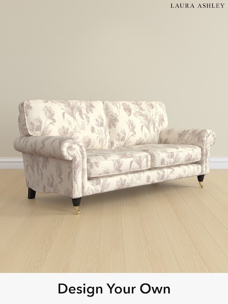 Gosford Weave/Dusky Plum Purple Kingston By Laura Ashley (H40556) | £1,325
