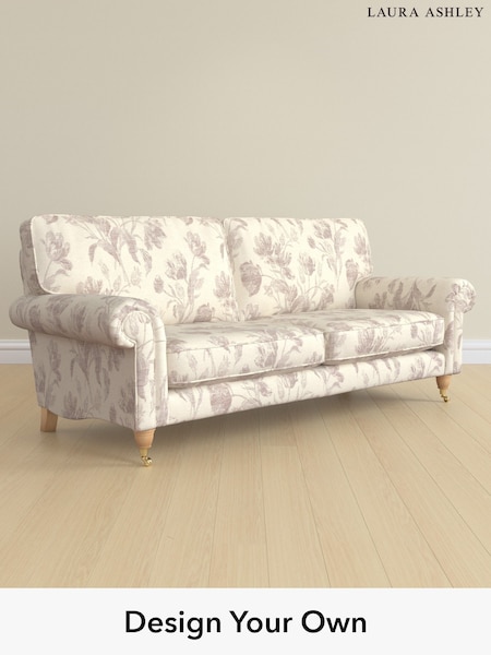 Gosford Weave/Dusky Plum Purple Kingston By Laura Ashley (H40556) | £1,425