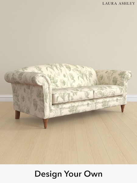 Gosford Weave/Sage Green Gloucester By Laura Ashley (H40557) | £1,425