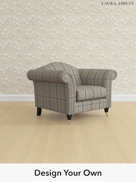 Longstowe Check/French Grey Gloucester By Laura Ashley (H40560) | £950