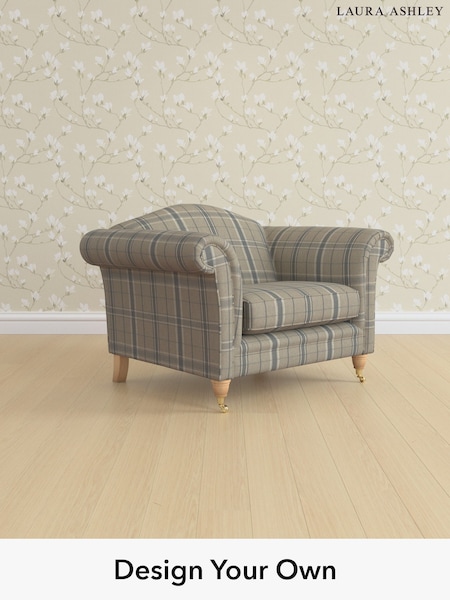 Longstowe Check/French Grey Gloucester By Laura Ashley (H40560) | £1,050