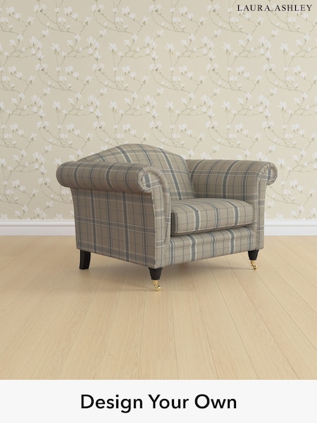 Longstowe Check/French Grey Gloucester By Laura Ashley (H40560) | £1,050