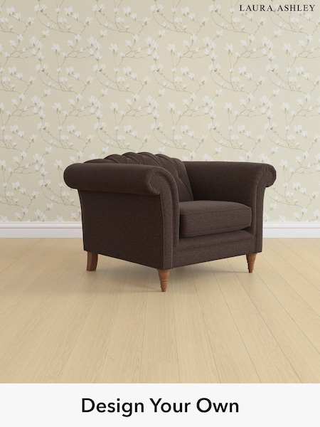 Harley/Chestnut Brown Gloucester Button Back By Laura Ashley (H40562) | £1,050