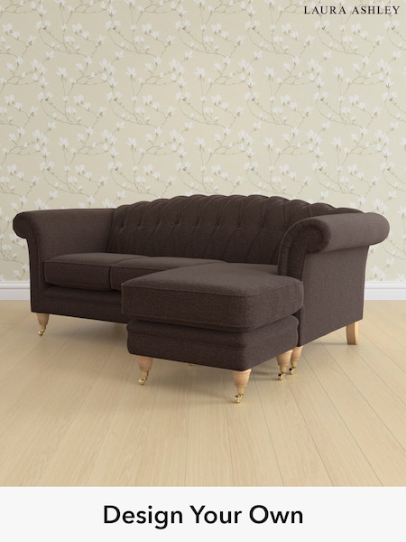 Harley/Chestnut Brown Gloucester Button Back By Laura Ashley (H40562) | £2,100