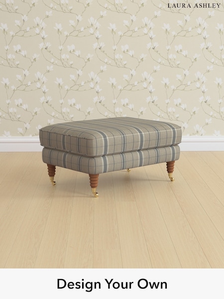 Longstowe Check/French Grey Lynden Scatter Back By Laura Ashley (H40596) | £625