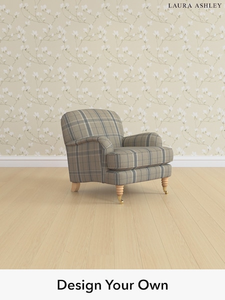 Longstowe Check/French Grey Lynden Scatter Back By Laura Ashley (H40596) | £950