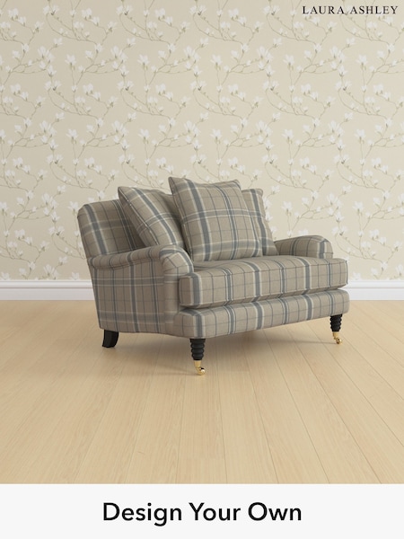 Longstowe Check/French Grey Lynden Scatter Back By Laura Ashley (H40596) | £1,175