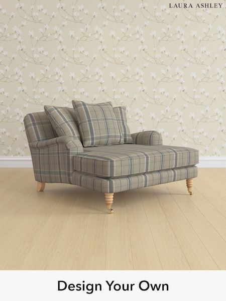 Longstowe Check/French Grey Lynden Scatter Back By Laura Ashley (H40596) | £1,325