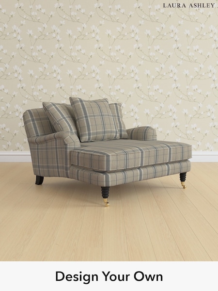 Longstowe Check/French Grey Lynden Scatter Back By Laura Ashley (H40596) | £1,325