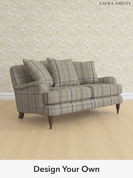 Longstowe Check/French Grey Lynden Scatter Back By Laura Ashley (H40596) | £1,425