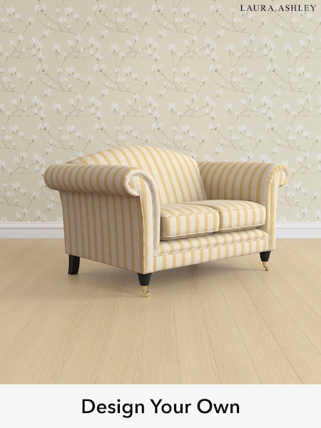 Kinsham Stripe/Ochre Yellow Gloucester By Laura Ashley (H40601) | £1,125