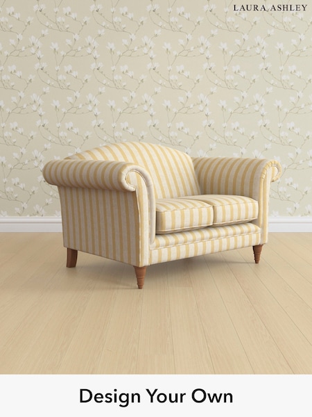 Kinsham Stripe/Ochre Yellow Gloucester By Laura Ashley (H40601) | £1,125