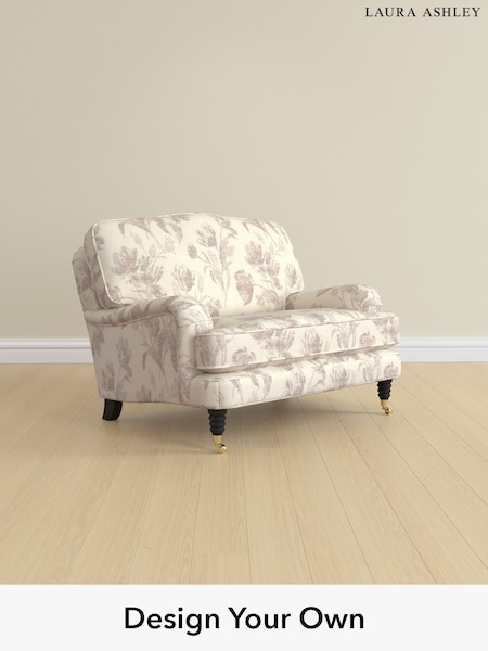 Gosford Weave/Dusky Plum Purple Lynden By Laura Ashley (H40602) | £975