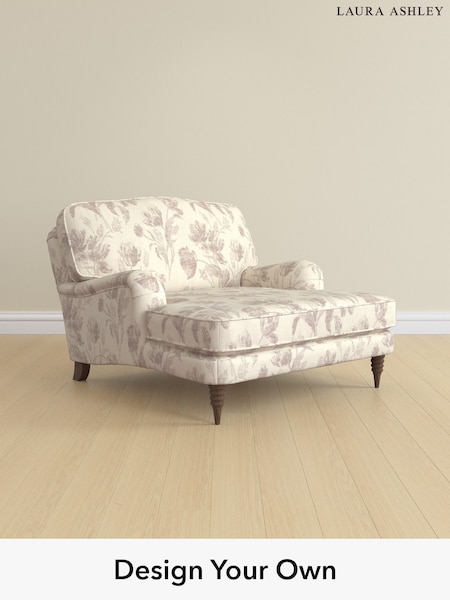 Gosford Weave/Dusky Plum Purple Lynden By Laura Ashley (H40602) | £1,125