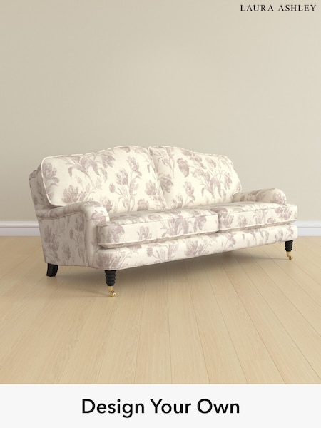 Gosford Weave/Dusky Plum Purple Lynden By Laura Ashley (H40602) | £1,375