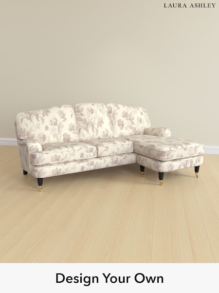 Gosford Weave/Dusky Plum Purple Lynden By Laura Ashley (H40602) | £2,300